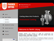 Tablet Screenshot of parikhudyog.com